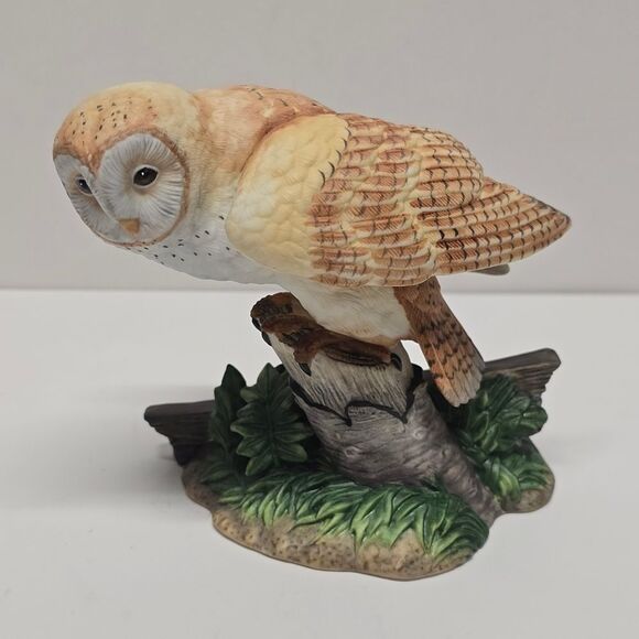 Lenox Porcelain Figurine Statue American Barn Owl Vintage 1993 - Picture 4 of 9